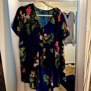 Torrid, silk blouse